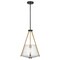 Nuvo Starlight 1-Light Foyer Pendant, E26 60W, Matte Black: Clear Seeded 60/7687 - alternate 3